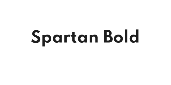 Spartan Bold Logo