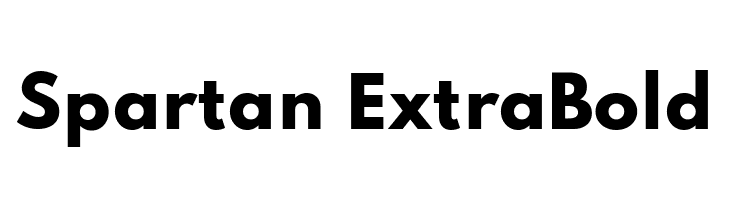 Spartan ExtraBold  Descarca Fonturi Gratis
