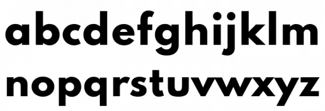 Spartan ExtraBold Fuentes MINÚSCULAS