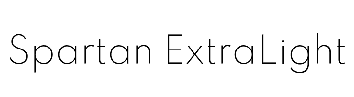 Spartan ExtraLight  لخطوط تنزيل