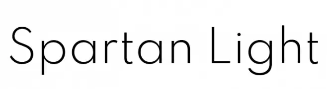 Spartan Light  Fuentes Gratis Descargar