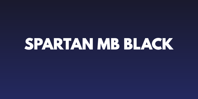 Spartan MB Black Social Header