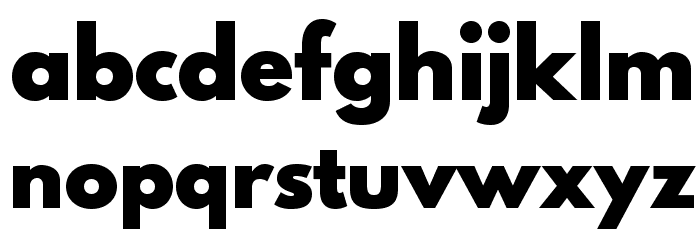 Spartan MB Black Font LOWERCASE