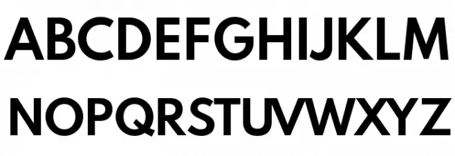 Spartan MB Bold Schriftart Groß
