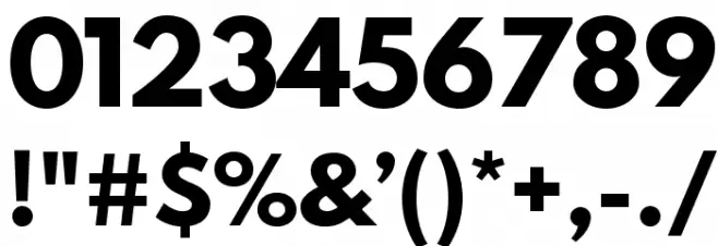 Spartan MB ExtraBold Font OTHER CHARS
