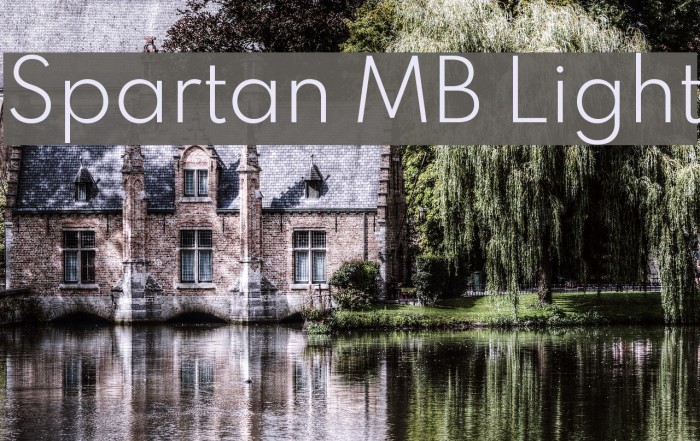Spartan MB Light Font examples