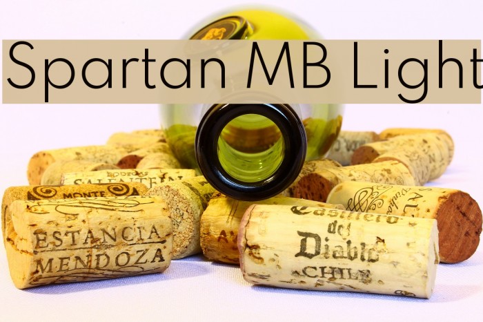Spartan MB Light Font examples