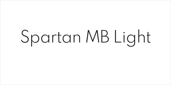 Spartan MB Light Logo