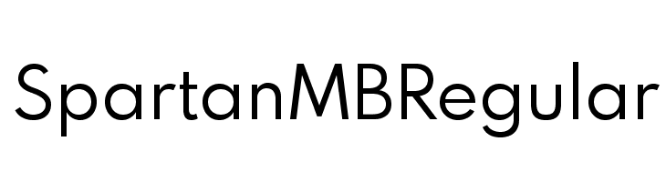 Spartan MB Regular  baixar fontes gratis