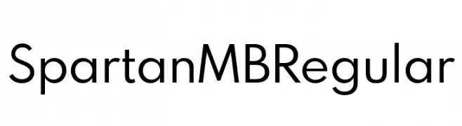Spartan MB Regular  font caratteri gratis