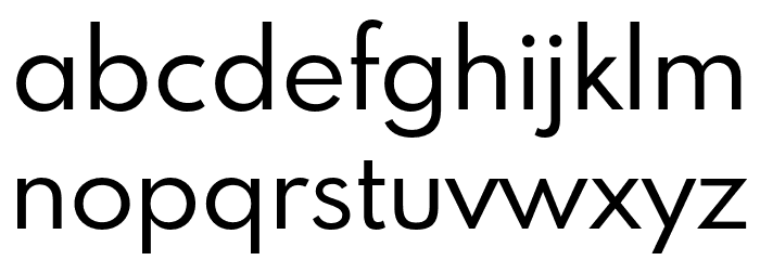 Spartan MB Regular Font LOWERCASE