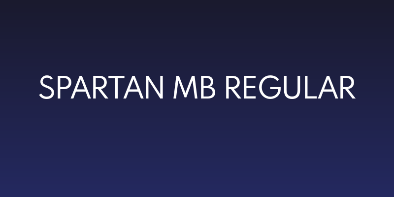 Spartan MB Regular Social Header