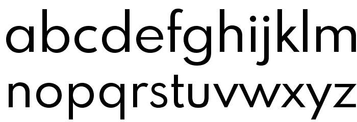 Spartan MB Regular Font LOWERCASE