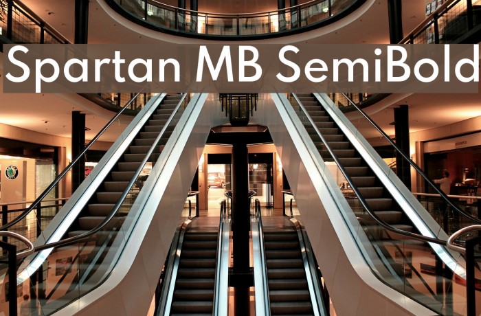 Spartan MB SemiBold Font examples