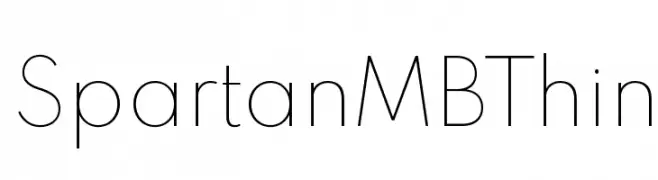 Spartan MB Thin  Frei Schriftart Herunterladen