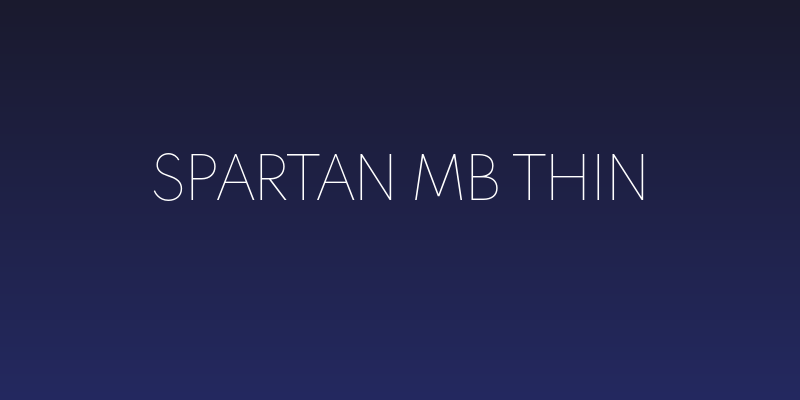 Spartan MB Thin Social Header