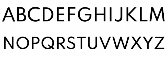 Spartan Medium Schriftart Groß