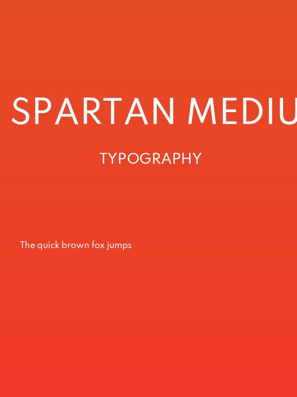 Spartan Medium Poster