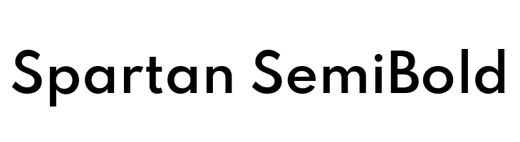 Spartan SemiBold  नि: शुल्क फ़ॉन्ट्स डाउनलोड