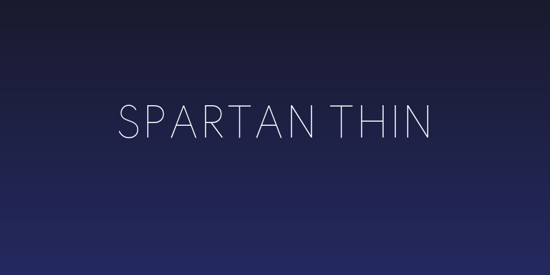 Spartan Thin Social Header