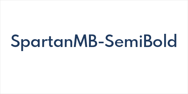 SpartanMB-SemiBold Logo