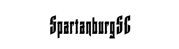 SpartanburgSC  免费字体下载