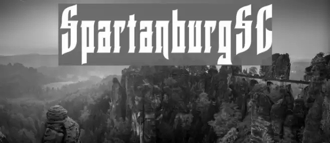 SpartanburgSC Font examples