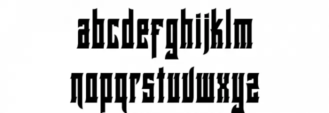SpartanburgSC 字体 小写