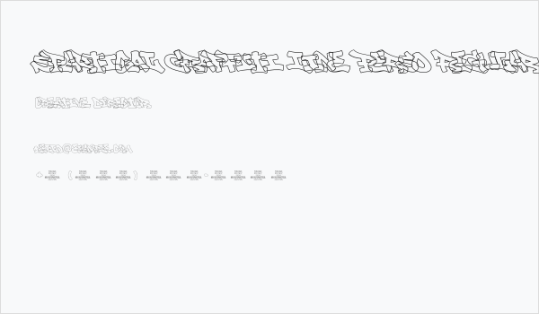 Spartical Graffiti Line PERSO Regular Business Card