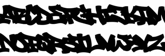 Spartical Graffiti PERSONAL USE Regular フォント 大文字