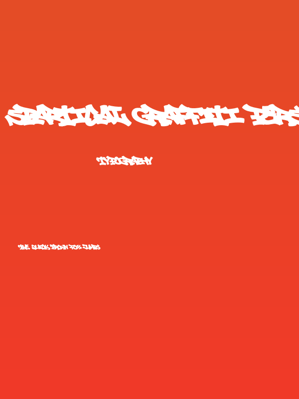 Spartical Graffiti PERSONAL USE Regular Poster