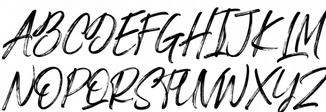 Spartwell Font UPPERCASE