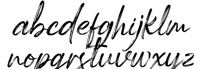 Spartwell Font LOWERCASE