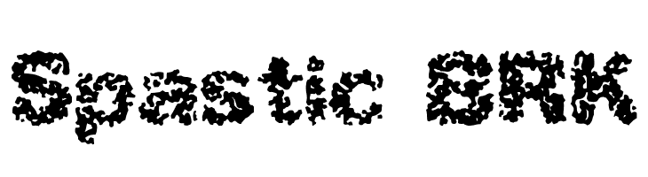 Spastic BRK Font