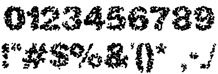 Spastic BRK Font OTHER CHARS