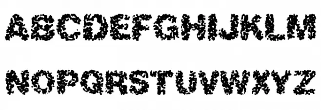 Spastic BRK Font Litere mari