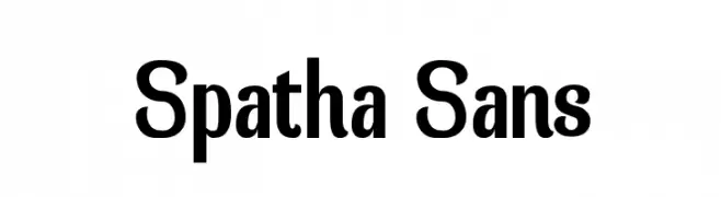 Spatha Sans  フリーフォントのダウンロード