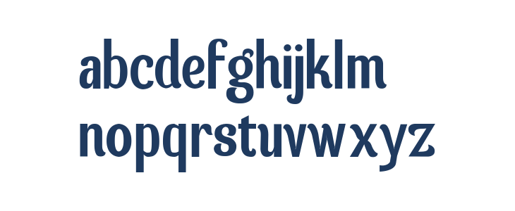 Spatha Sans Lowercase
