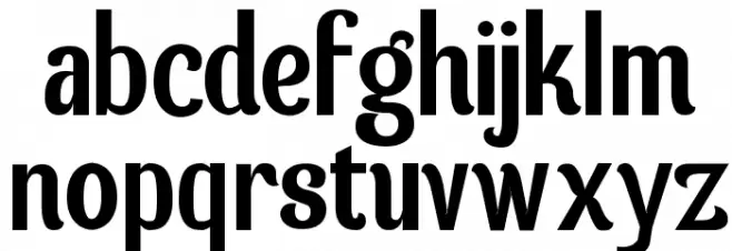 Spatha Sans Caratteri MINUSCOLO