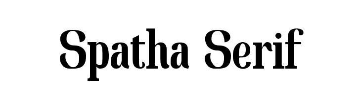 Spatha Serif  Frei Schriftart Herunterladen