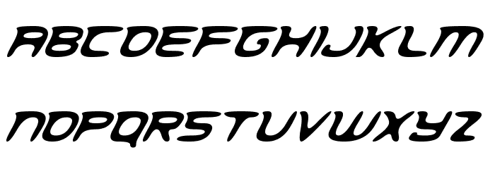 Spatial Anomaly Font LOWERCASE