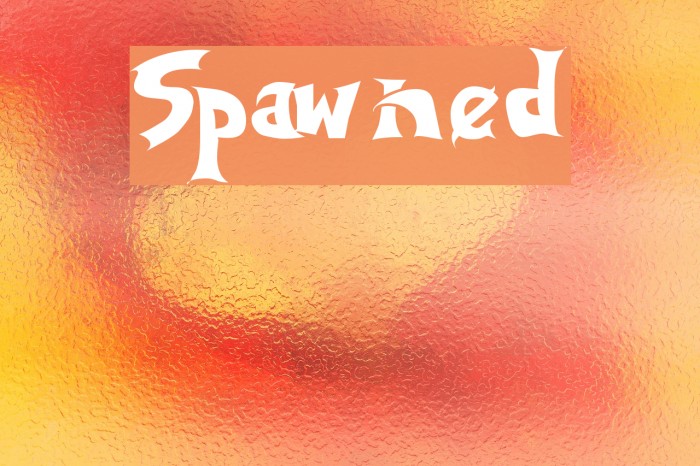 Spawned Caratteri examples