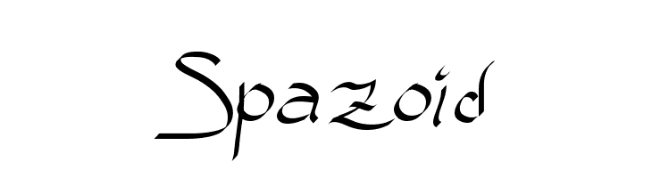 Spazoid  Frei Schriftart Herunterladen