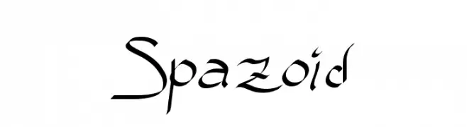 Spazoid  تنزيل الخطوط