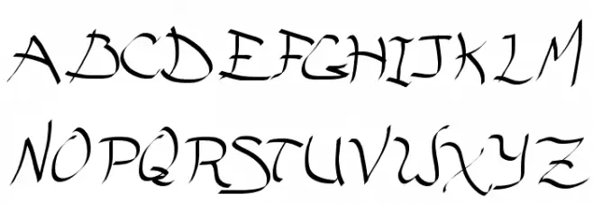 Spazoid Font UPPERCASE