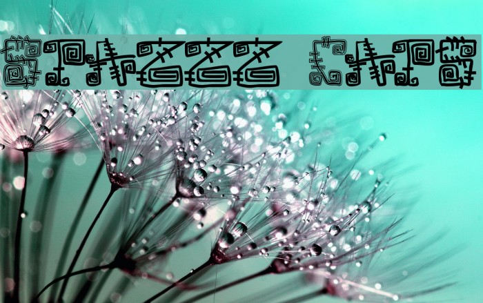 Spazzz Caps Font examples