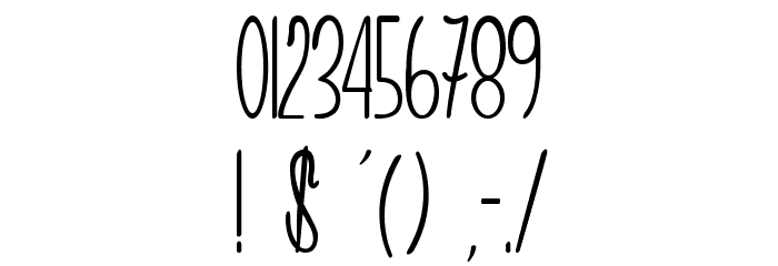 Speak Easy Font OTHER CHARS