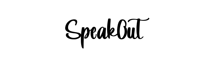 Speak Out  Descarca Fonturi Gratis