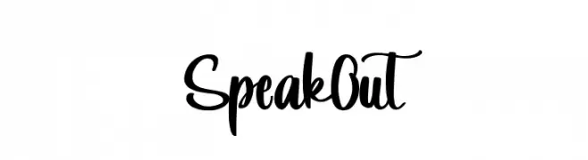 Speak Out  Frei Schriftart Herunterladen