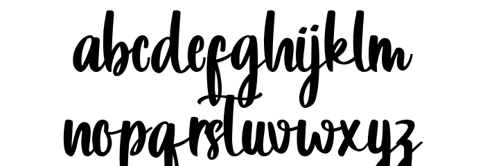 Speak Out Font LOWERCASE